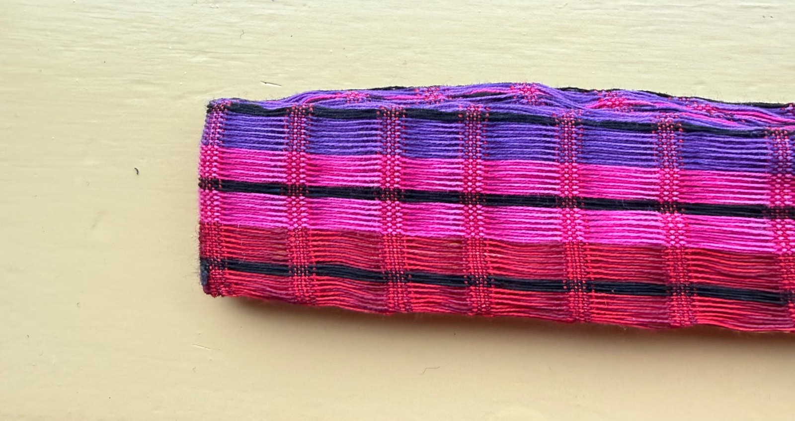 Handmade Guatemalan Multicolor Woven Elastic Head Band 100% Cotton Artisan #UU
