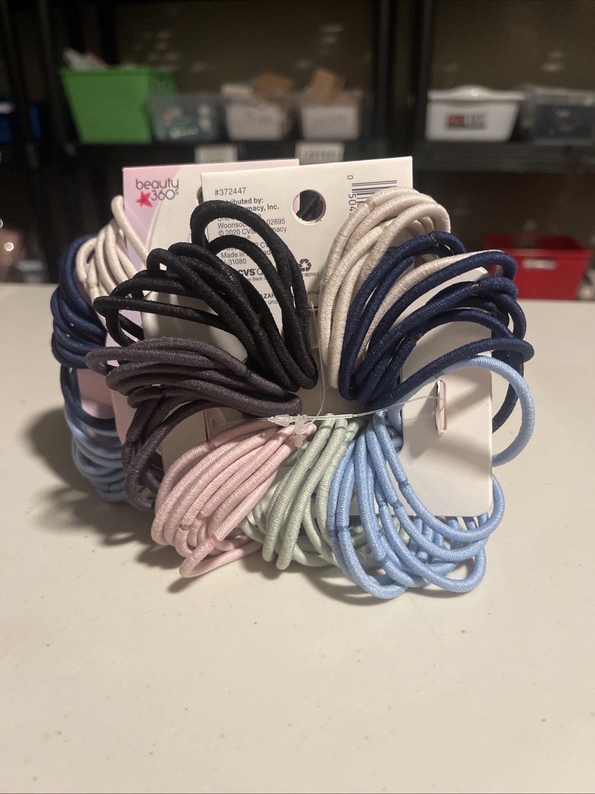 Lot of (10) Beauty 360 60 Count Value Packs Ponytailers Medium Hold All-Day Wear