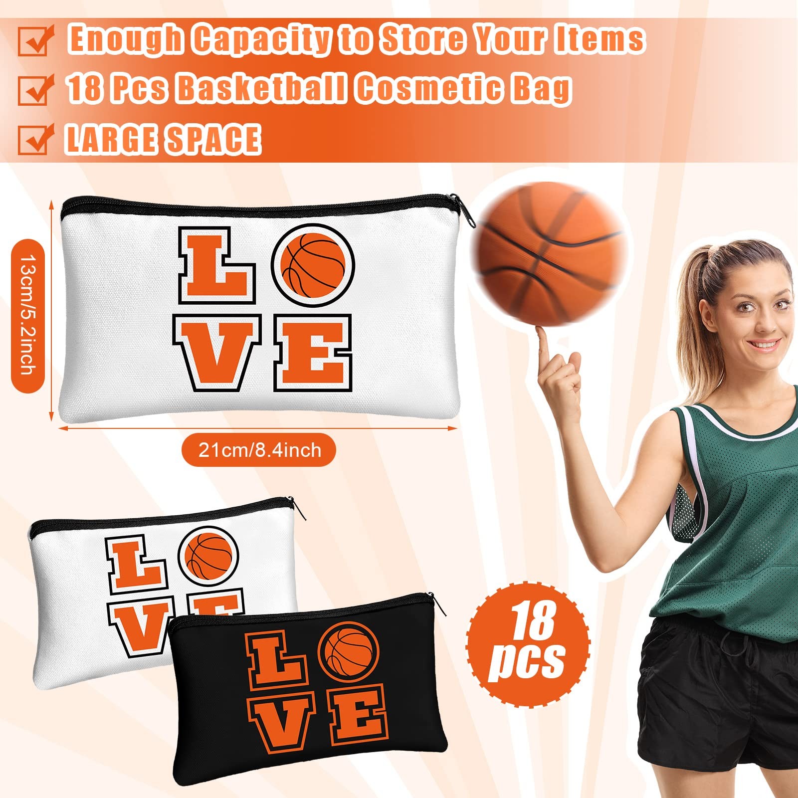 Moukeren 18 Pcs Basketball Gifts for Women Girls [image-dependent]