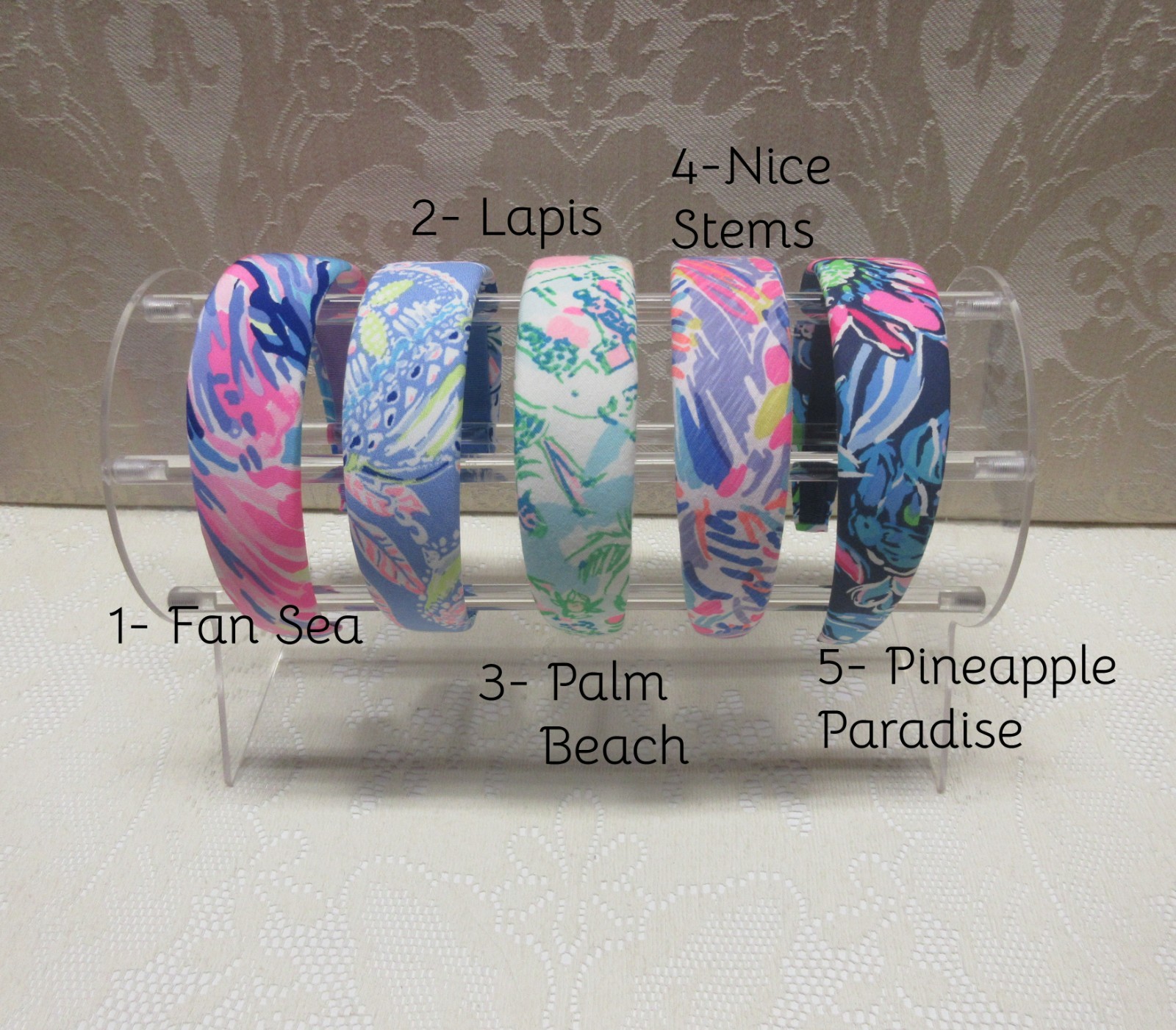 Handmade Preppy Wide 1.5″ Lilly Pulitzer Fabric Headband in 10 Prints