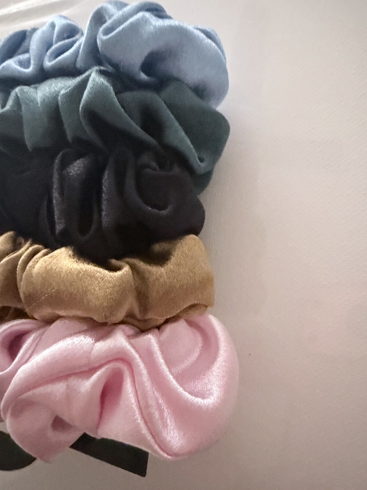 Silky Hair Ties Satin Scrunchies – Small Mini Scrunchy for Women