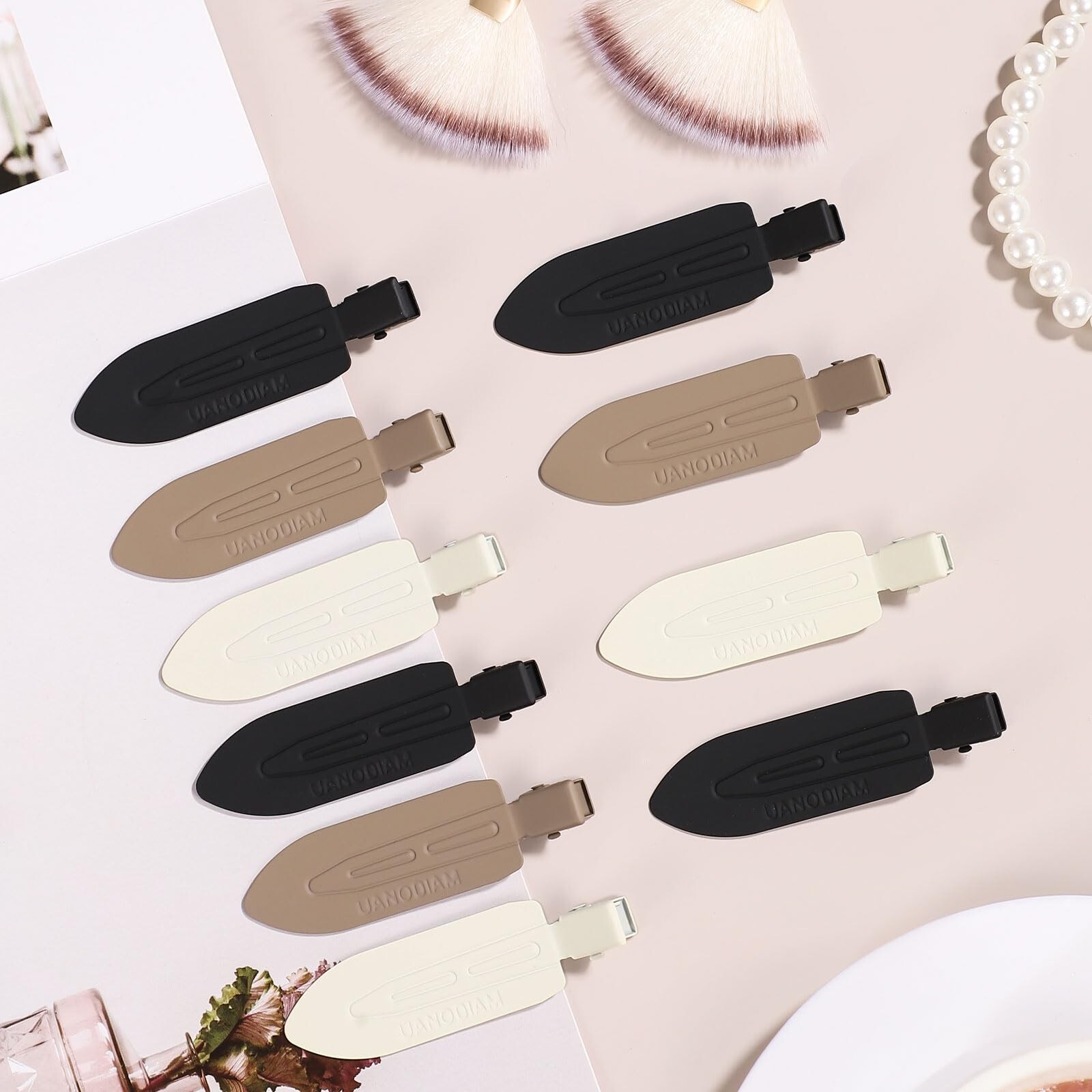 12 Pcs No Bend No Crease Hair Clips, Hair Clips Barrettes for Styling for Wom…