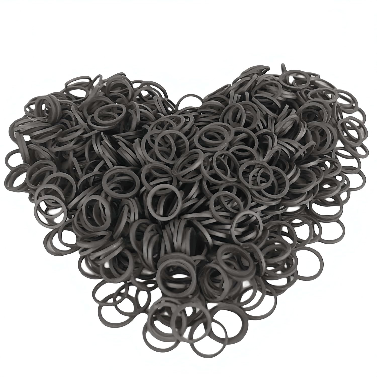 1200 Pack Mini Rubber Bands, Soft Elastic Bands Small Tiny Hair Ties for Toddler