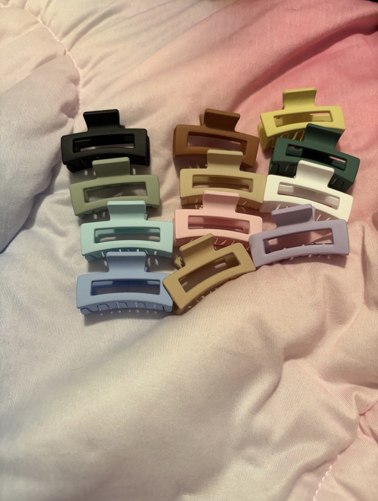 Claire’s pastel hair clip claws set of 2 packs of 6 new 13605-1 new