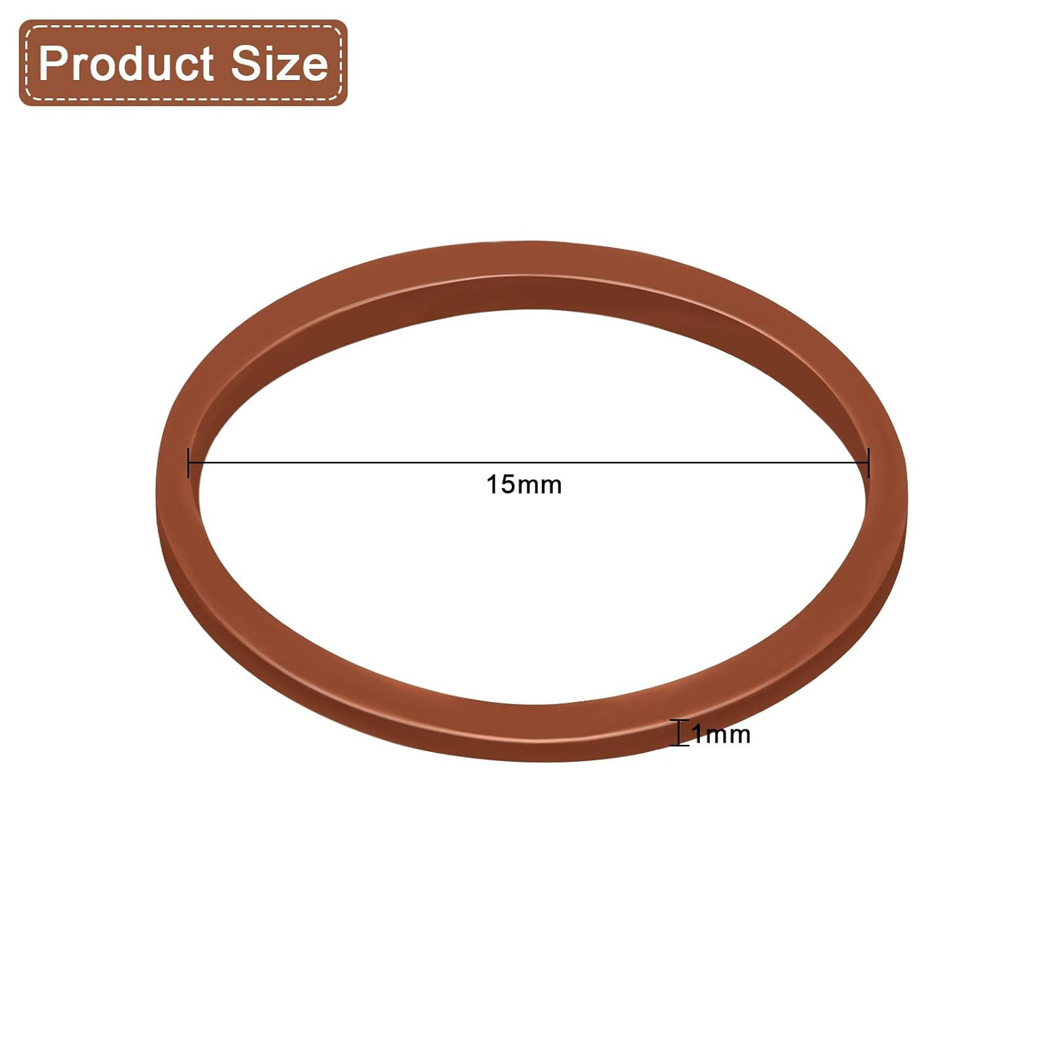 1000 Pcs Mini Dark Brown Rubber Bands Elastic Hair Ties Hair Braids Rubber Bands