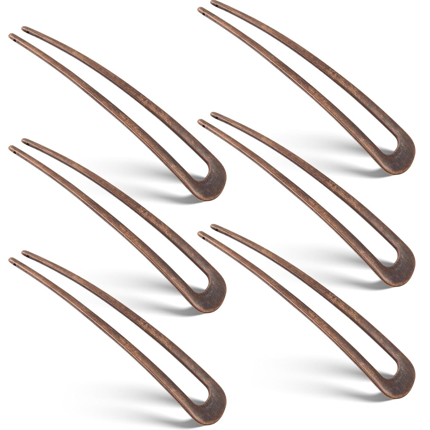 WILLBOND 6 Pcs French Hair Pins for Women French Twist Hairpins 4 Inch Metal Hai