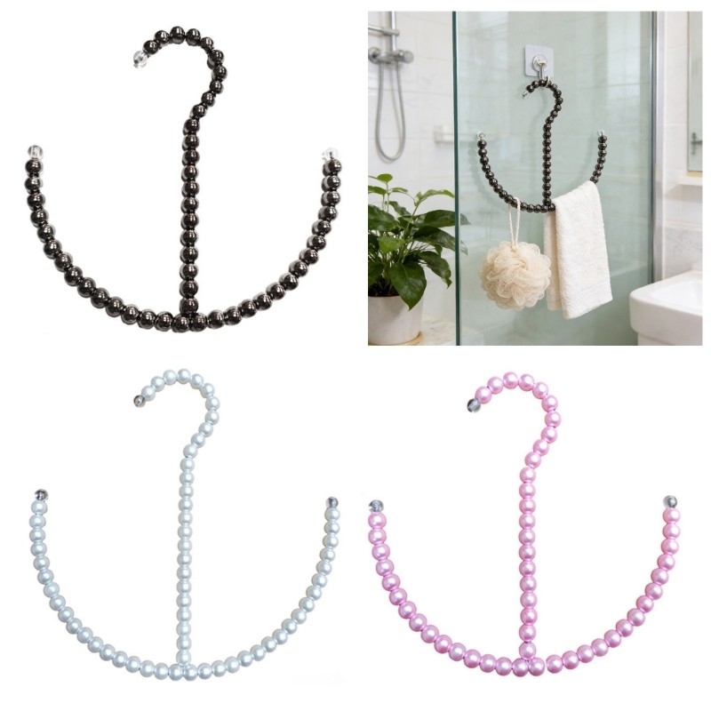 Pack of 5 Fashionable Pearls Themed Hook for Stylish Home Decors Upgrades