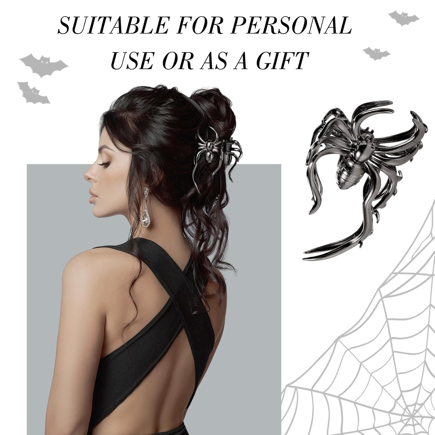 4 Pcs Metal Hair Clips for Women, Large Hair Claw Clips for Thick Long Hair Styl