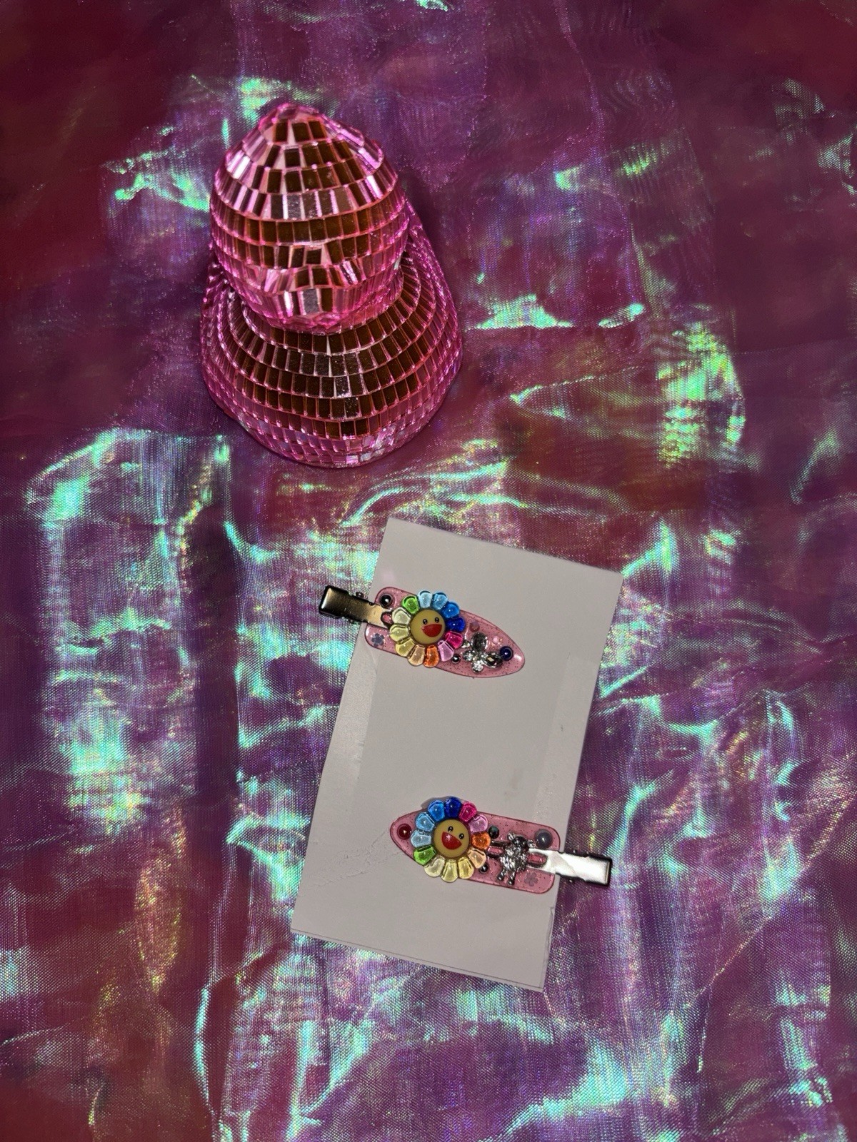 Junk Charm Hair Clips