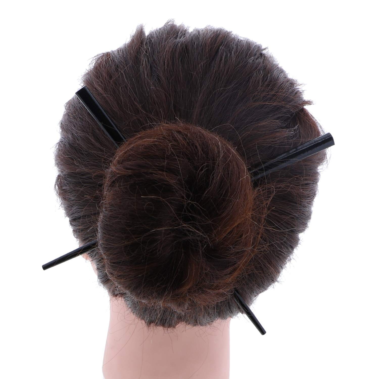 Women’s 2 Hair Sticks Solid Straight Chopsticks 7.5 inches Long