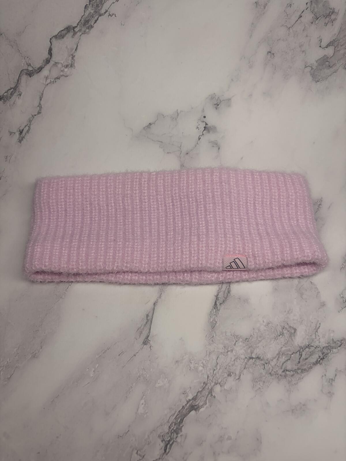 Adidas Women’s Fuzzy Headband Pink Fleece Lined OSFW Winter Ear Warmer NWT