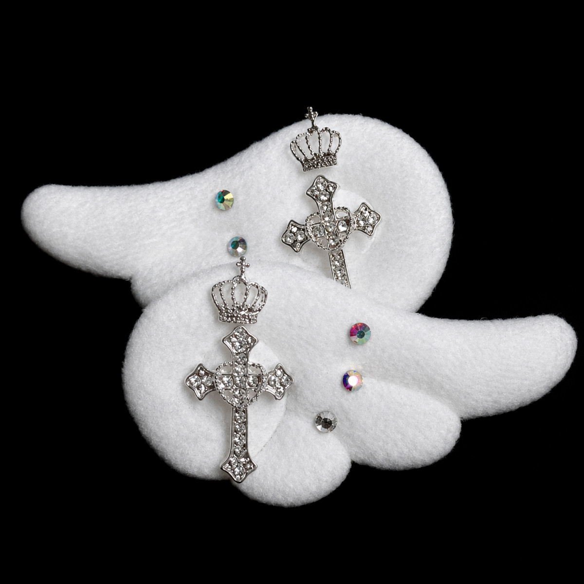 Japanese Handmade Jirai Kei Angel Wings Hair Clips Tenshi Kaiwai