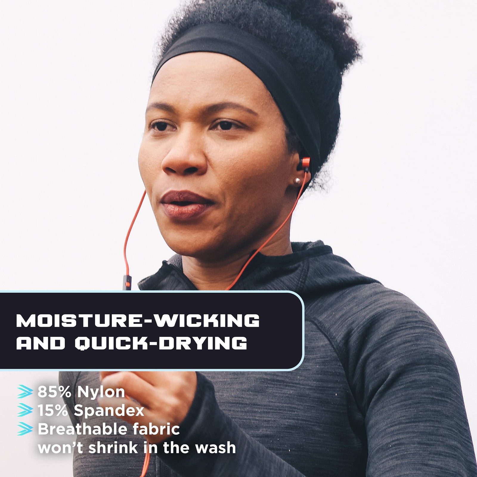 Running Headbands Men Women Boys Girls Sports Sweatbands Basketball Yoga Gym