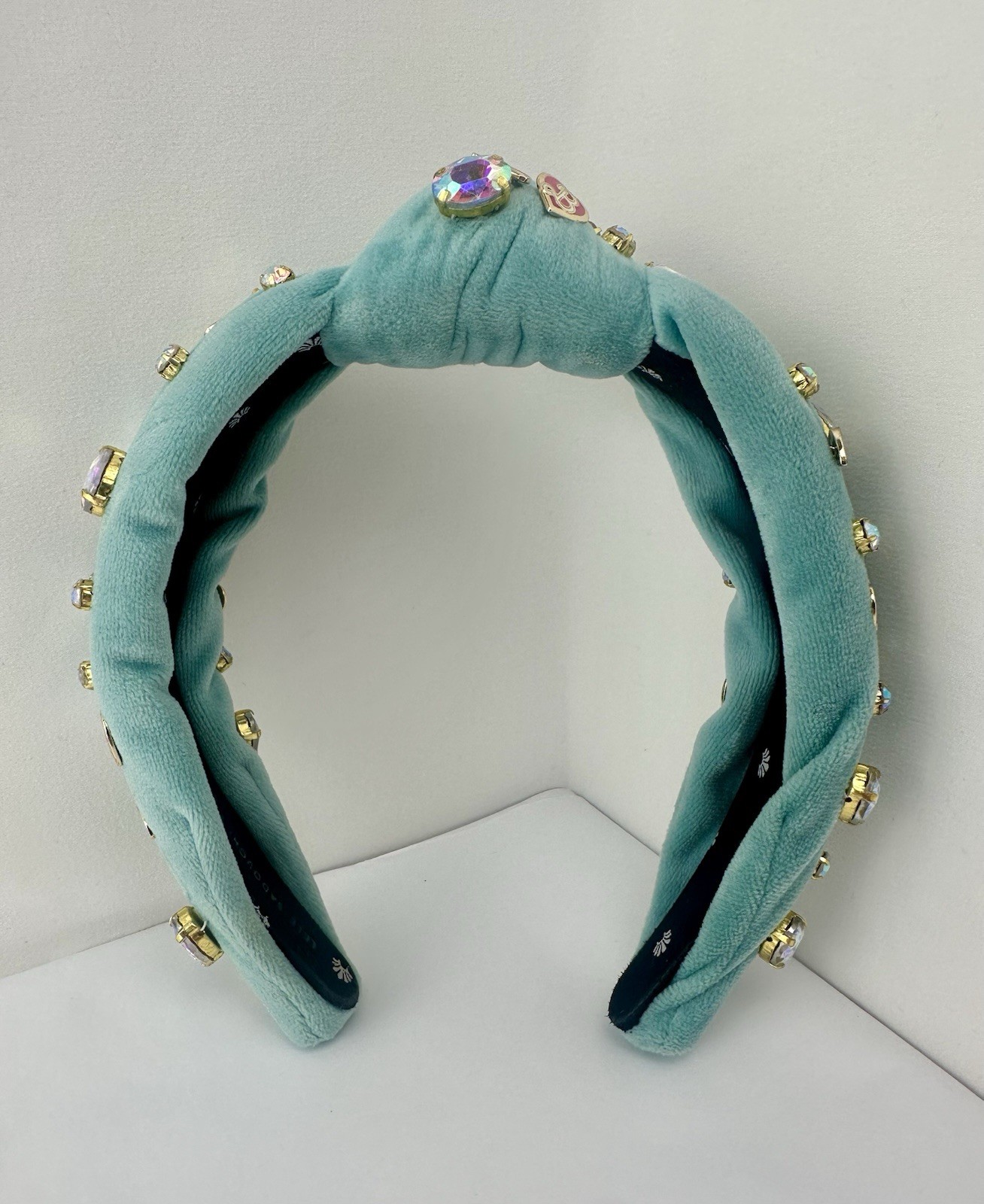 Lele Sadoughi X Barbie Totally Hair Aqua Charm Embellished Knotted Headband 2022