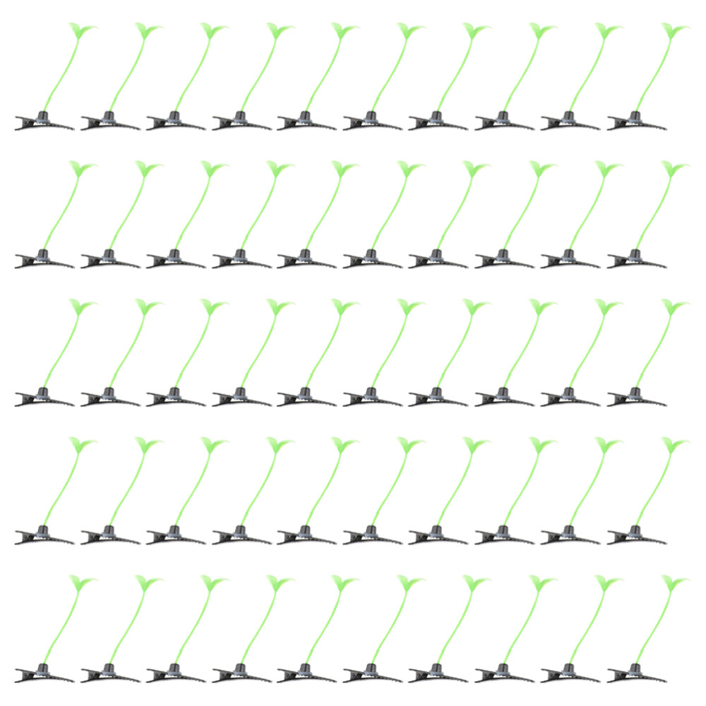 50PCS Grass Funny Clips Trendy Bean Sprouts Hair Hairpins Grass Hairpin for Kids