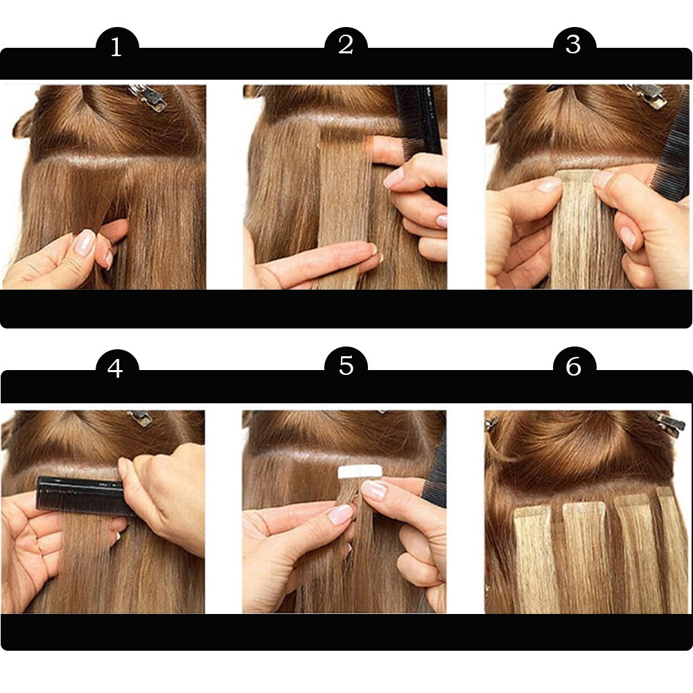 Blonde Remy Tape-In Hair Extensions 16″-28″ – Premium Quality for Women .