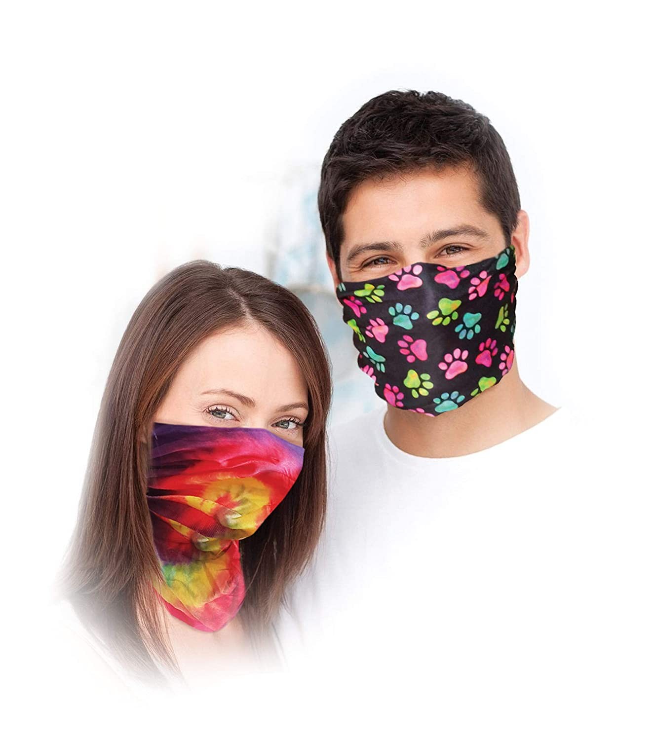 Spoontiques Tie Dye Hair and Face Wrap