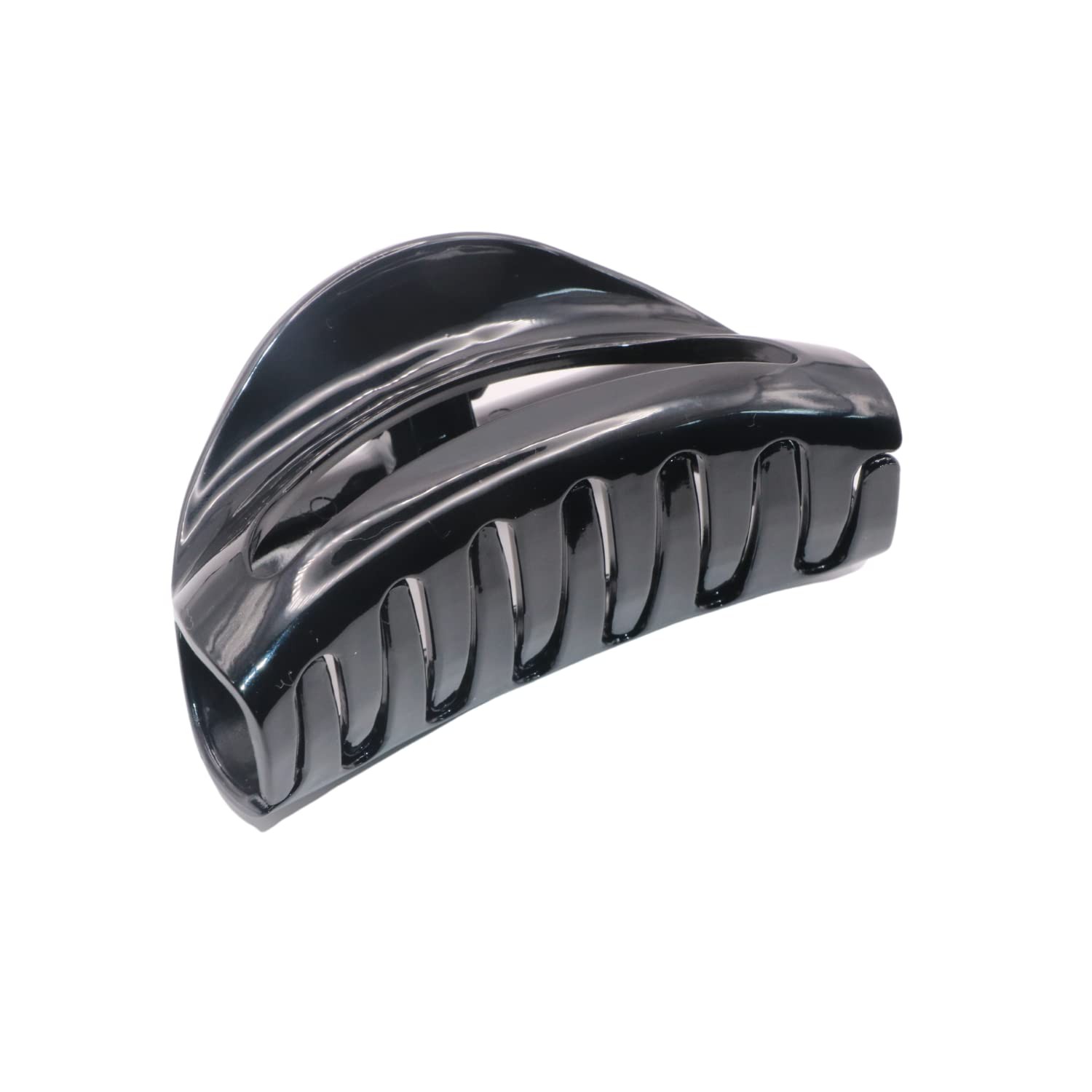 Parcelona French Vrille Medium 3.5″ 1 Count (Pack of 1), Glossy Black