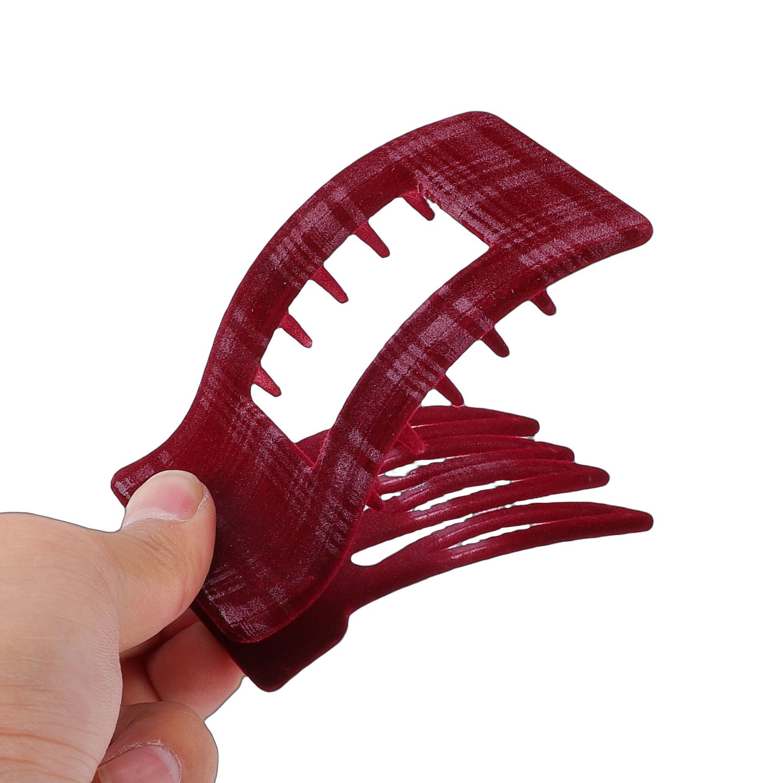 1-5 Pack Elegant Stylish Large Flat Hair Clips For Women Black Red Brown