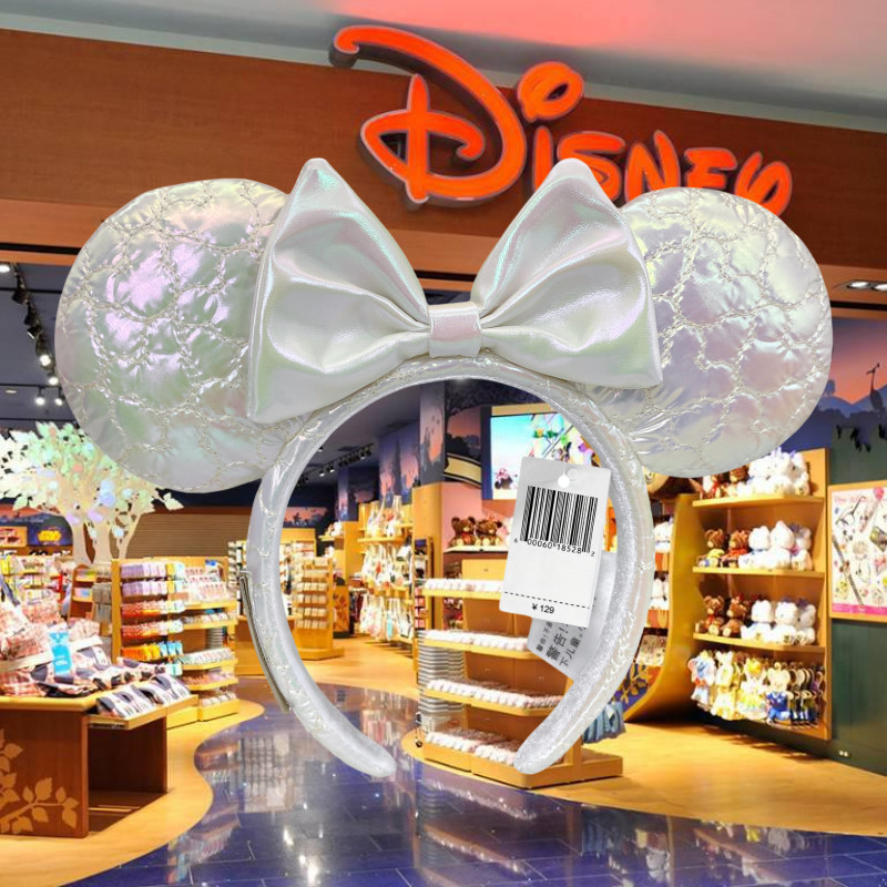 Disney` Parks Headband Loungefly Icon Quilted Iridescent Mickey Mouse Ears Gift
