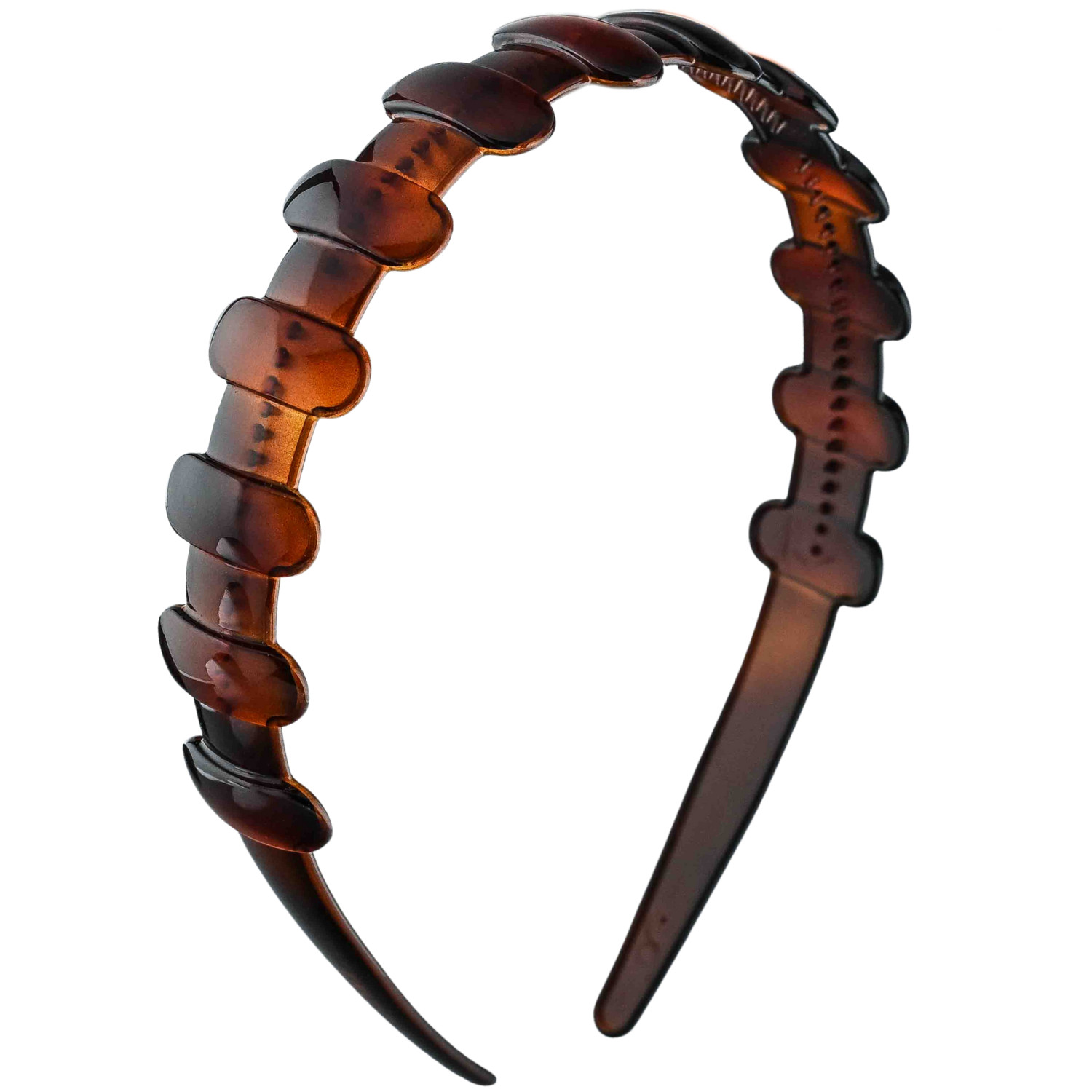 Parcelona French Marais Cellulose Acetate Headband – Non Slip Hair Band for