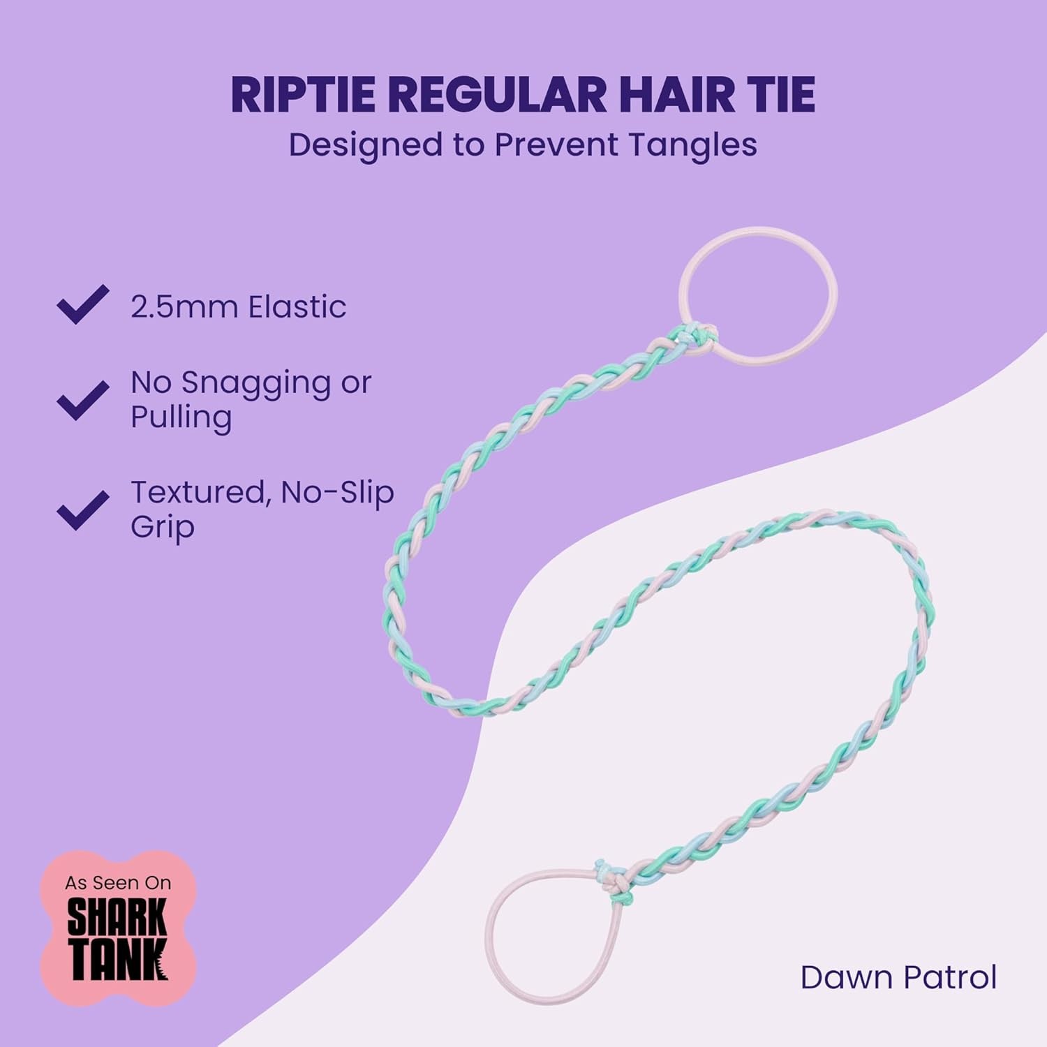 Regular Soft Tangle-Free Hair Tie Women Nylon Hair Elastic Colorful Hair