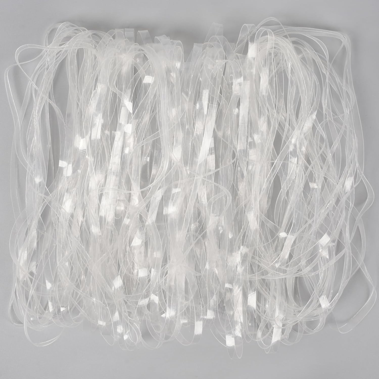 Rubber Bands Large 8inx0.2in Clear Rubber Band 50Pcs Balloon Arch Elastic Tying