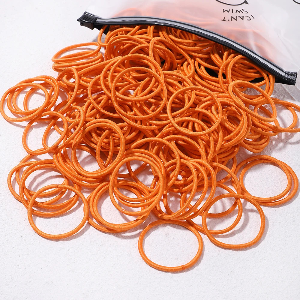 30/50/100 Pcs Girls Big Rubber Band Ponytail Holder Elastic Hair Bands Korean