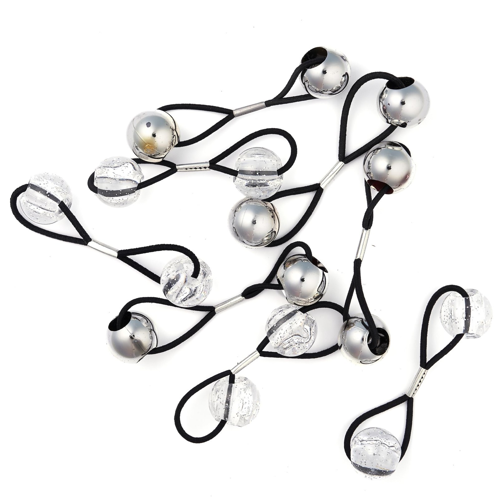 8 Pieces 16mm Ball Hair Ties, Bubble Ponytail Holders for Kids Girls Children…