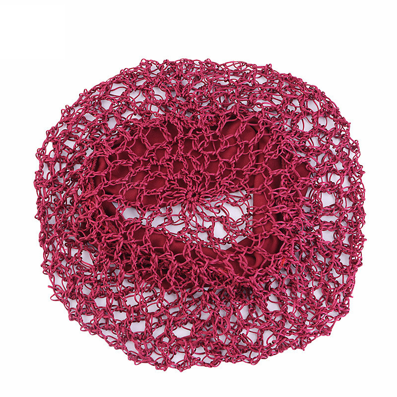 Women Mesh Hair Net Crochet Cap Cover Turban Fish Snood Sleeping Night Slouchy