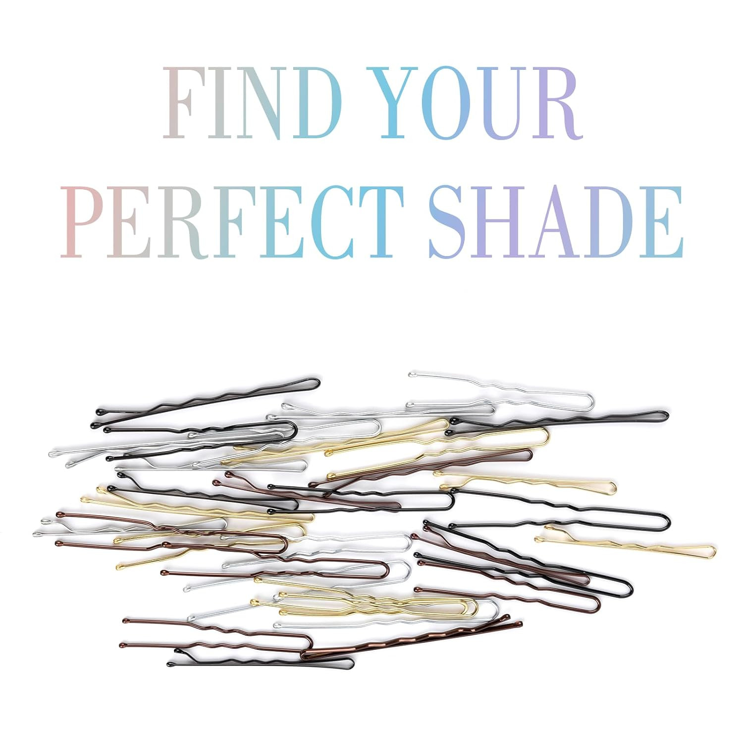200 Pcs Bobby Pins U Shaped Hair Pins Kit for Women, Silver | Versatile Size, Bu