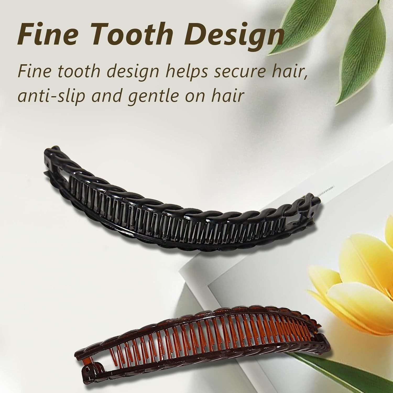Banana Clips Hair for Women Vintage Large Bananas Hair Clip for Thick Fine