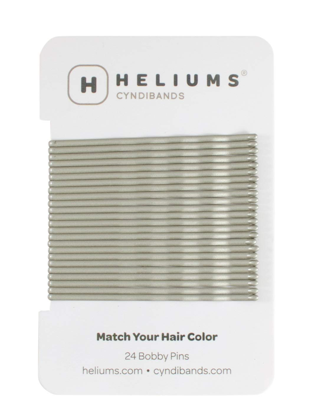 Large Bobby Pins – Silver Gray – 2.5 Inch Extra Long Wavy Hair Pins – 24 Pack