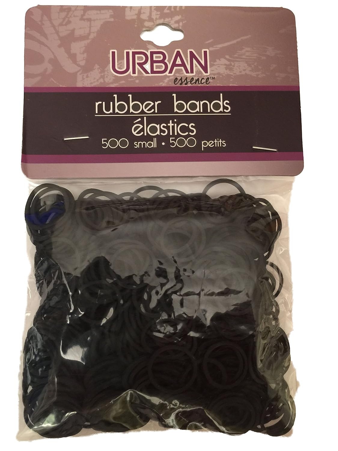 Small Black Rubber Hairbands – 500pc
