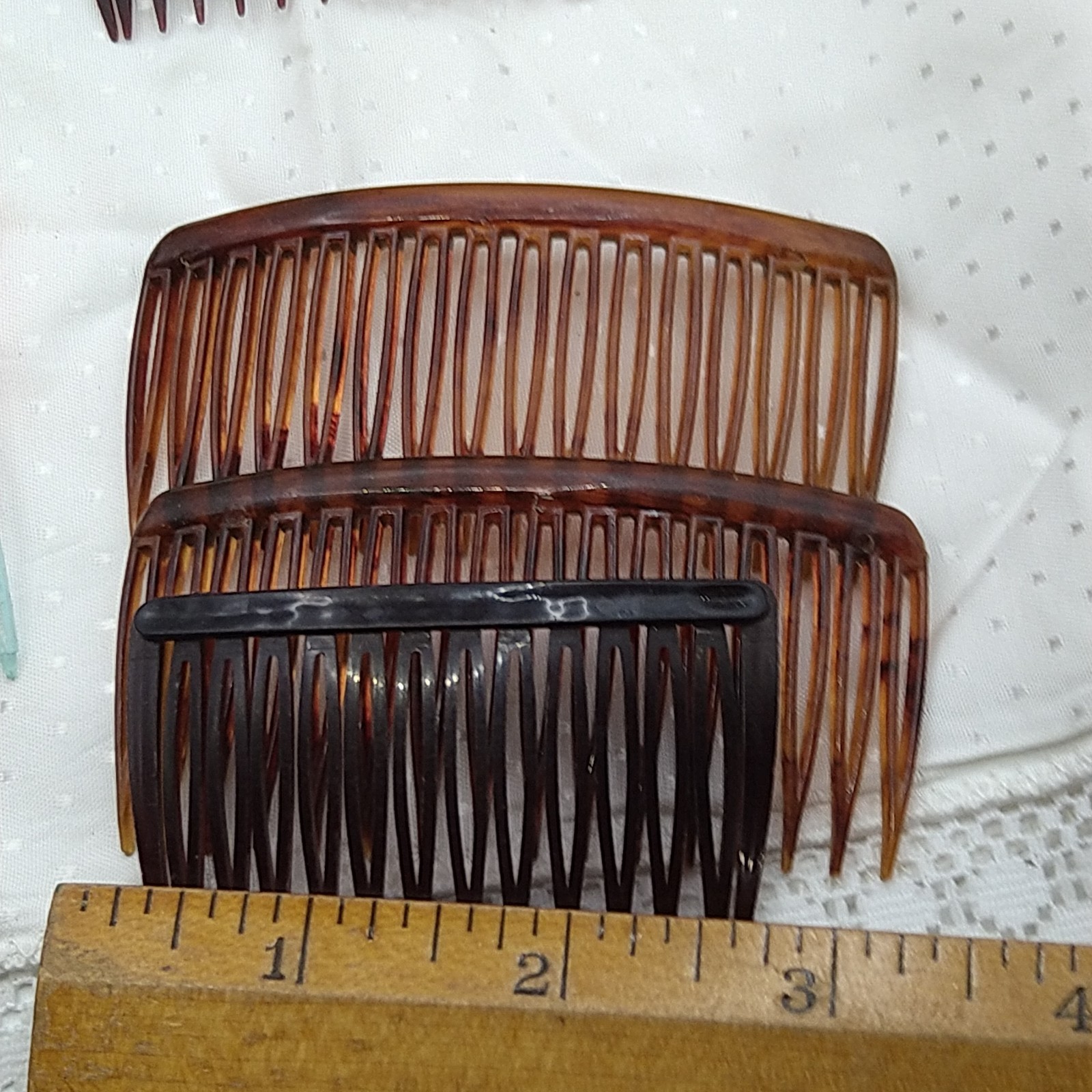 80s Hair Lot Claws Banana Clips Bun Chop Stick Barrette Side Comb Tortoise 30pcs