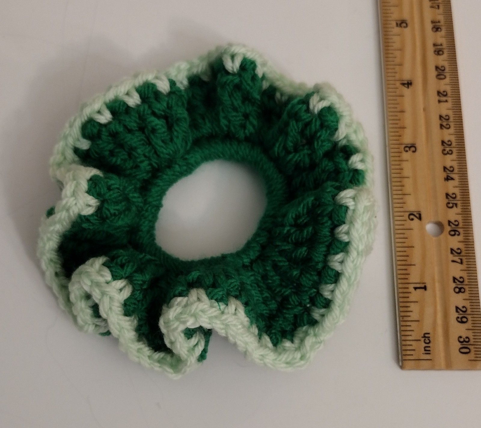 Hair Scrunchie Accessory Handmade Crochet, Various Colors