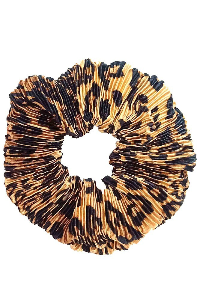 ScarvesMe Boutique Women Leopard Pattern Animal Print Scrunchie