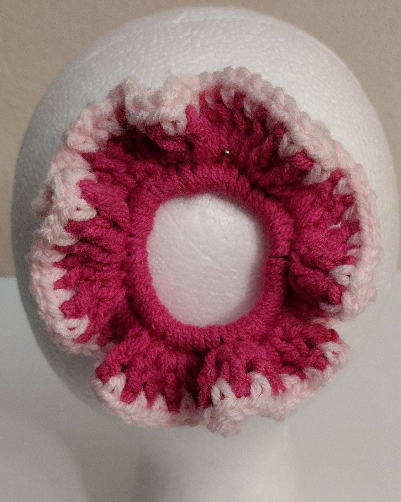 Hair Scrunchie Accessory Handmade Crochet, Various Colors