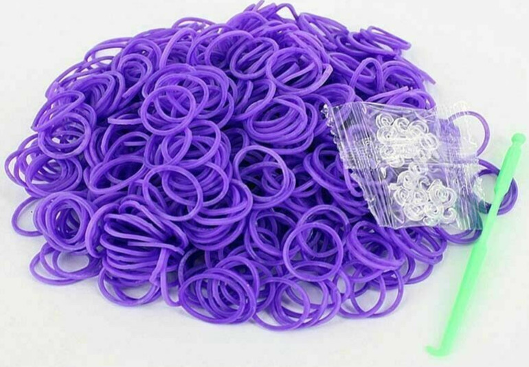 1200 x Hair Mini Elastic Rubber Bands Braiding Colorful Ponytail