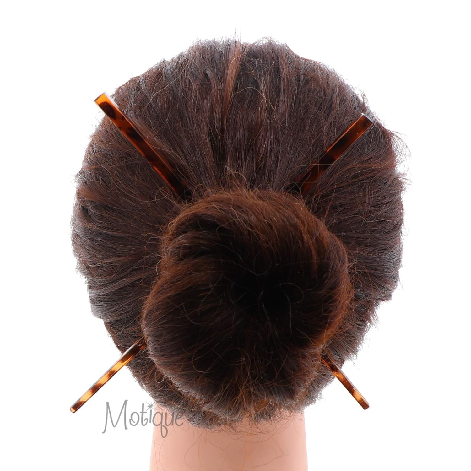 Women’s 2 Hair Sticks Solid Straight Chopsticks 7.5 inches Long