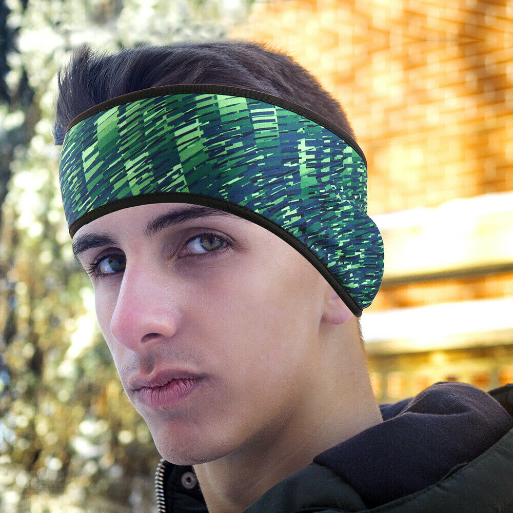 Womens Mens Winter Headbands Fleece Lined Ear Warmer Headband for Cold Weather