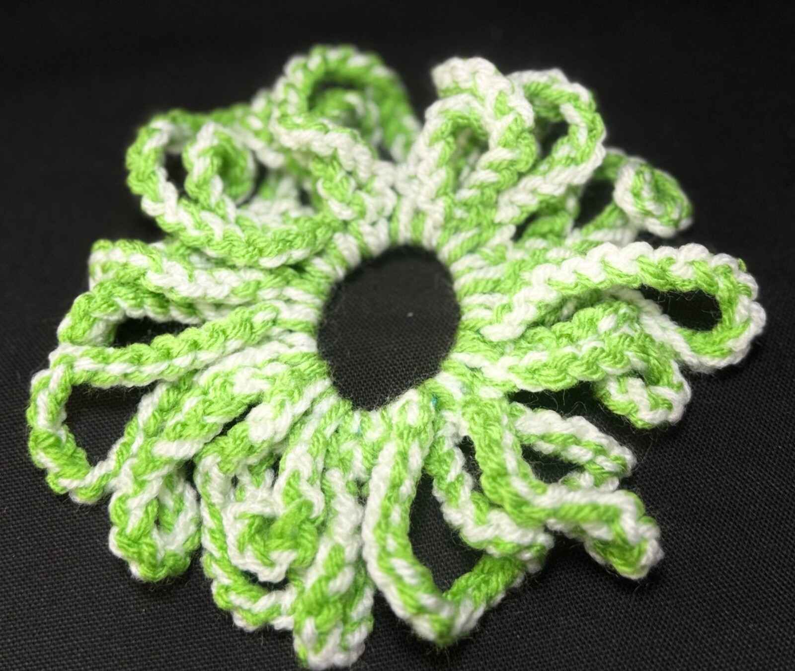 Crochet Hair Tie/Scrunchy Multicolors