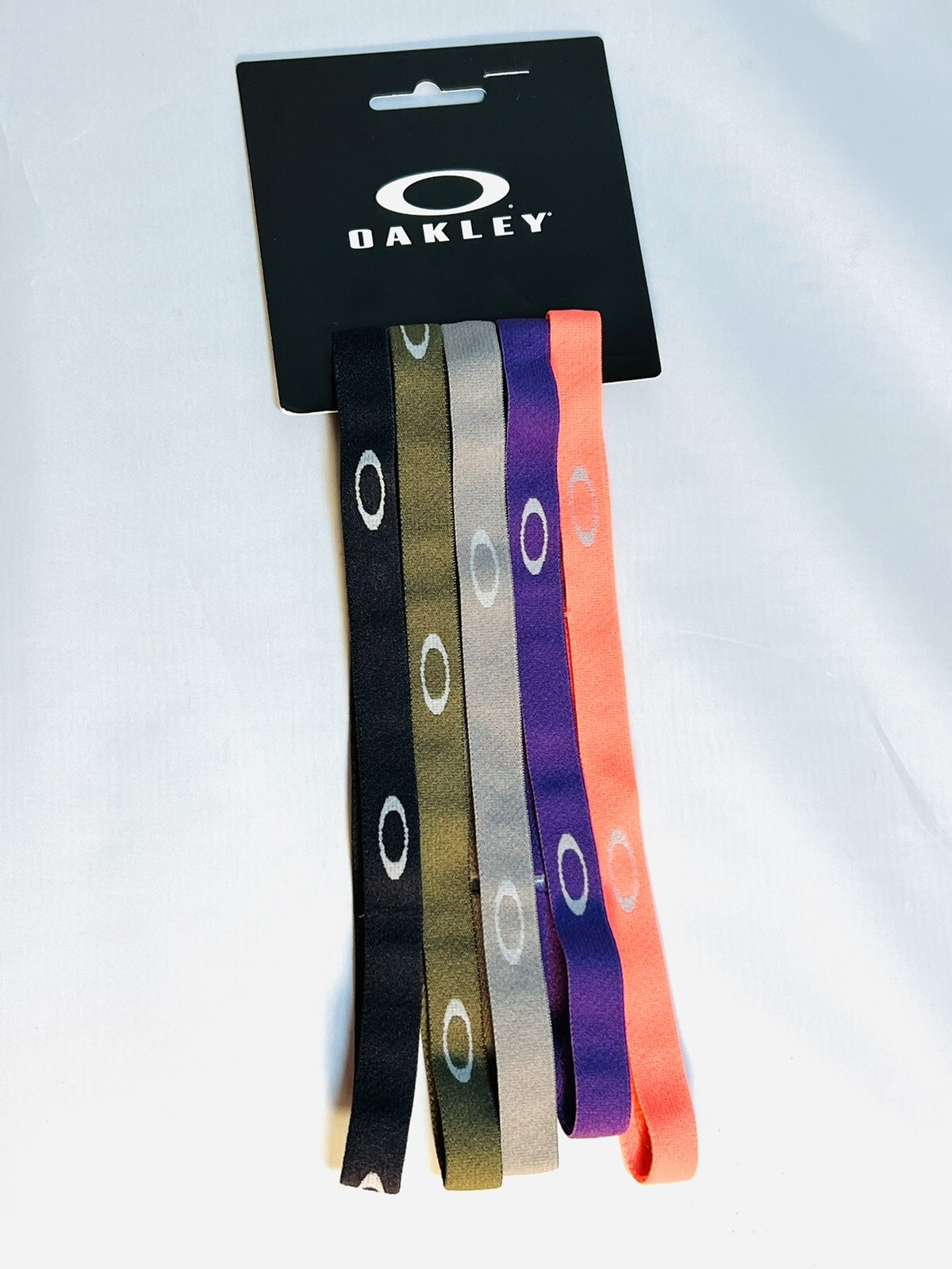 New Oakley 5 Pack Head Band Sweat Womens Gym Jogging Running Black Pink Purple