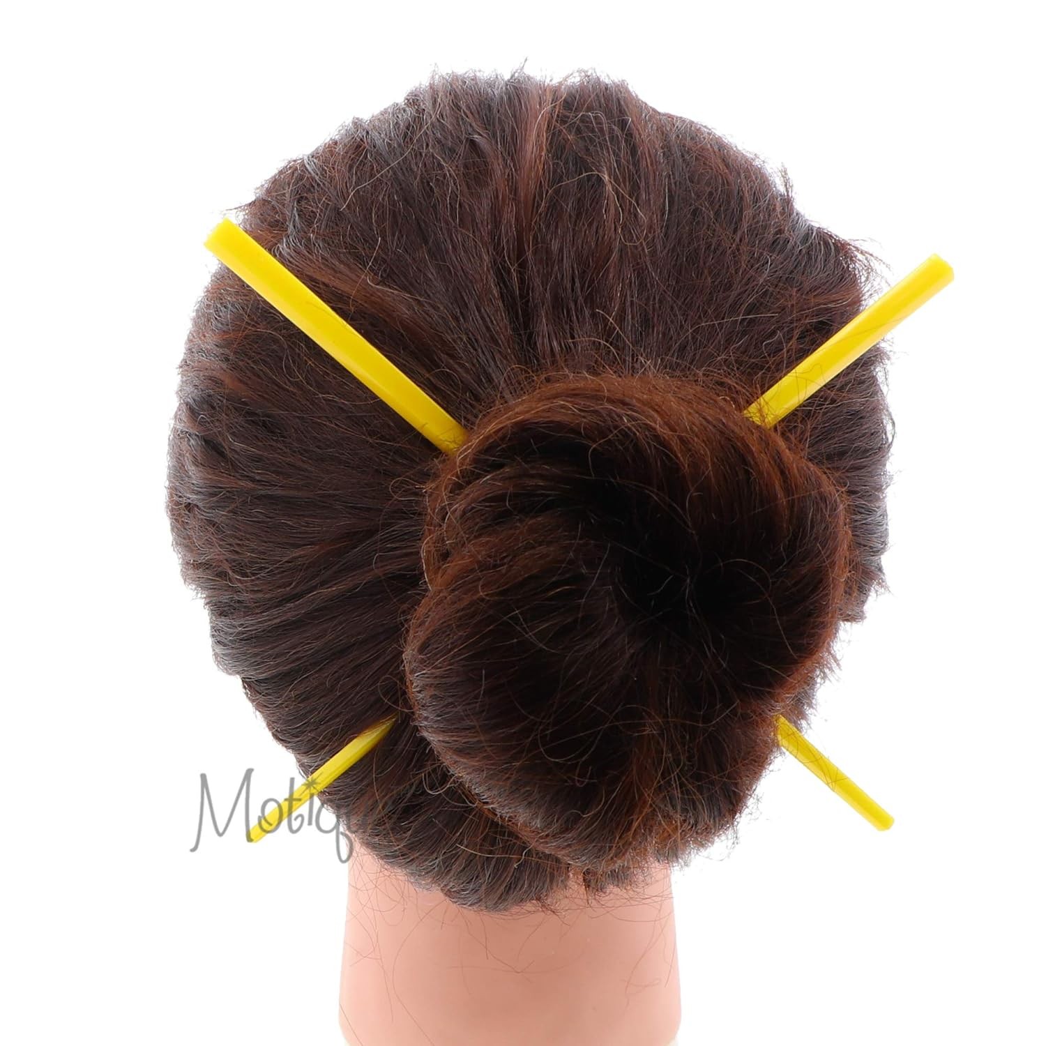 Women’s 2 Hair Sticks Solid Straight Chopsticks 7.5 inches Long