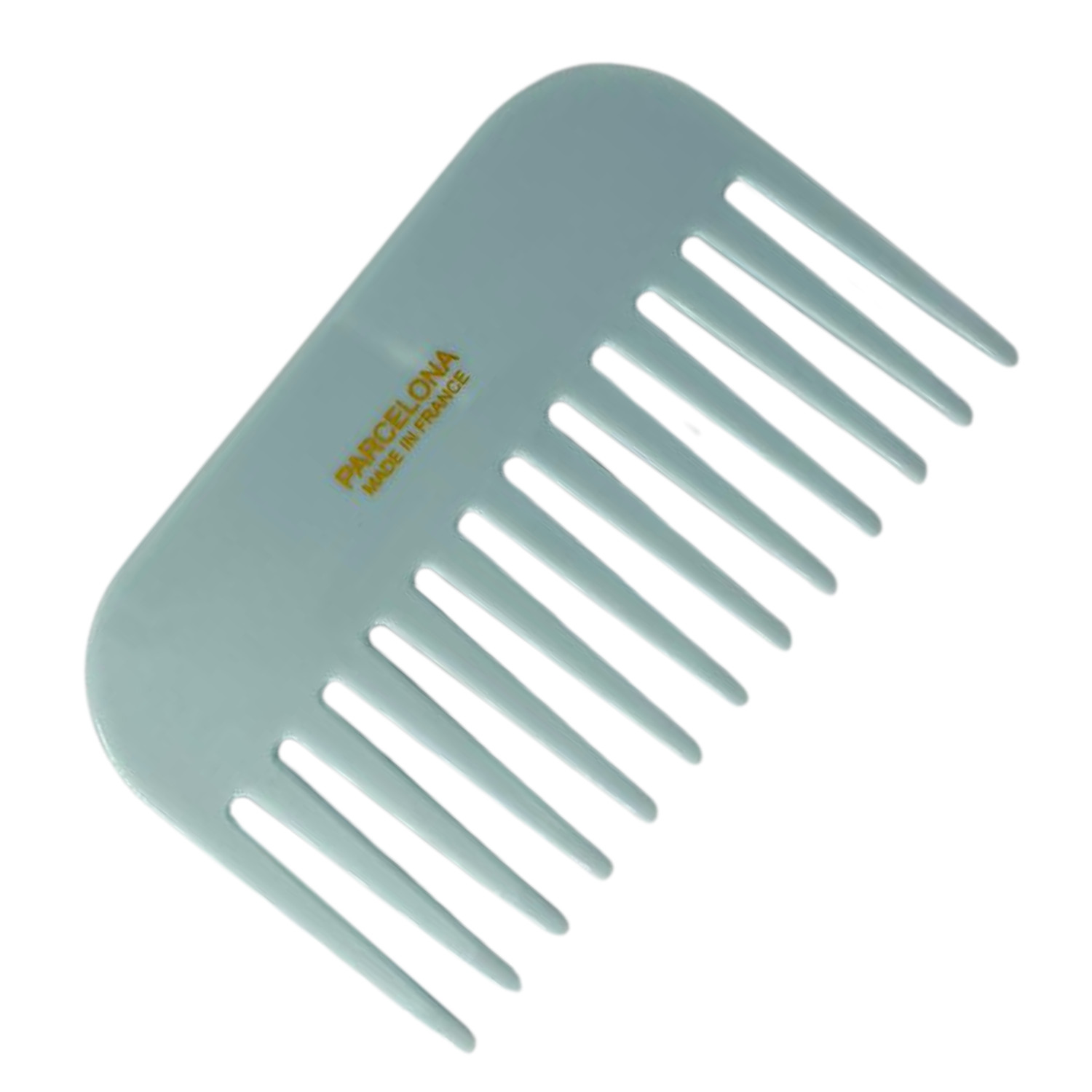 Parcelona Wide Tooth French Detangling Comb – Cellulose Acetate Hair Comb for