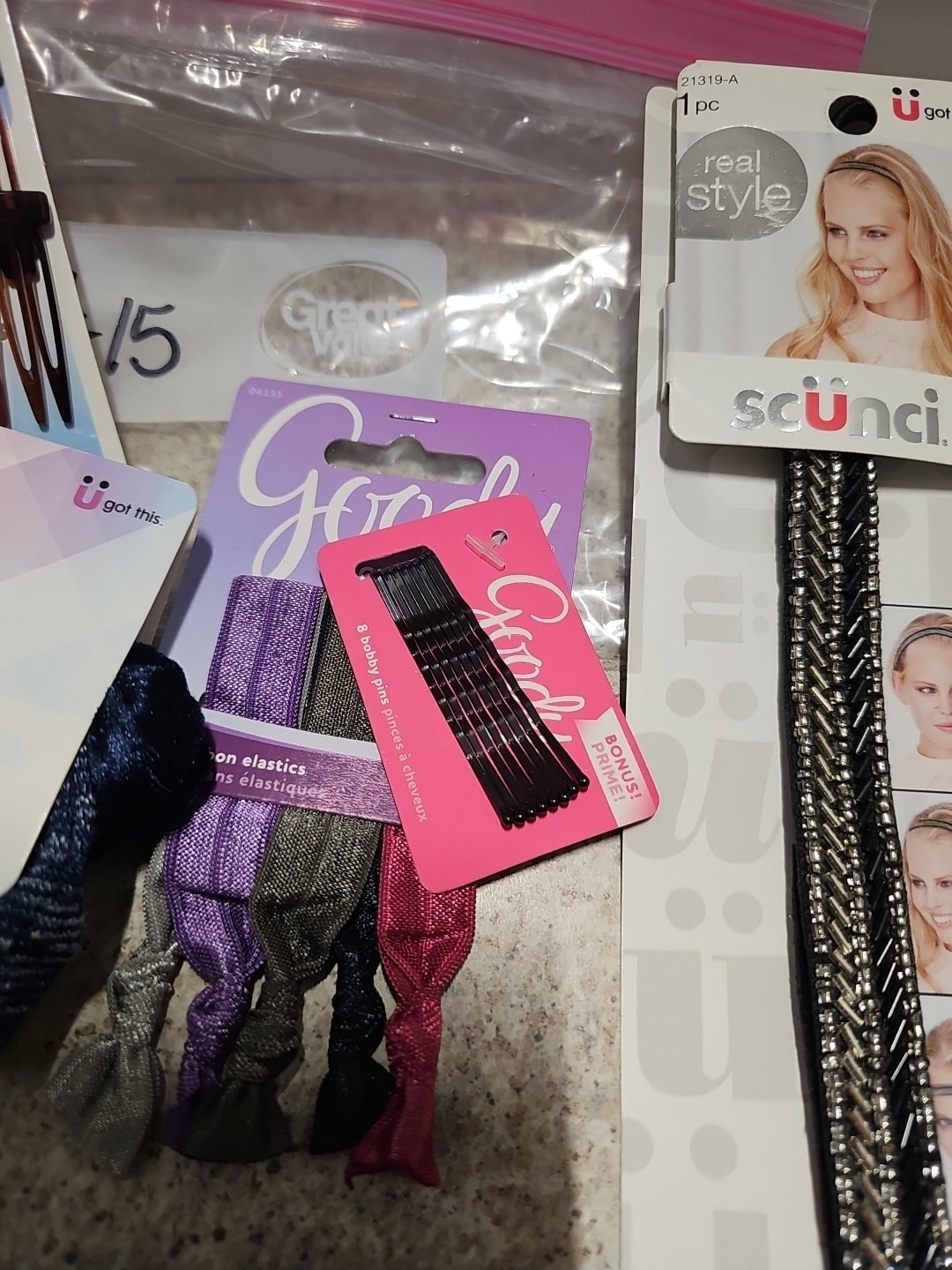 Scunci Lot Of 12 Assorted Hair Accessories