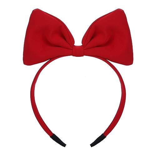 Bow Headbands Red Bowknot Hair Band Fashion Cute Hair Hoop Big Bowknot