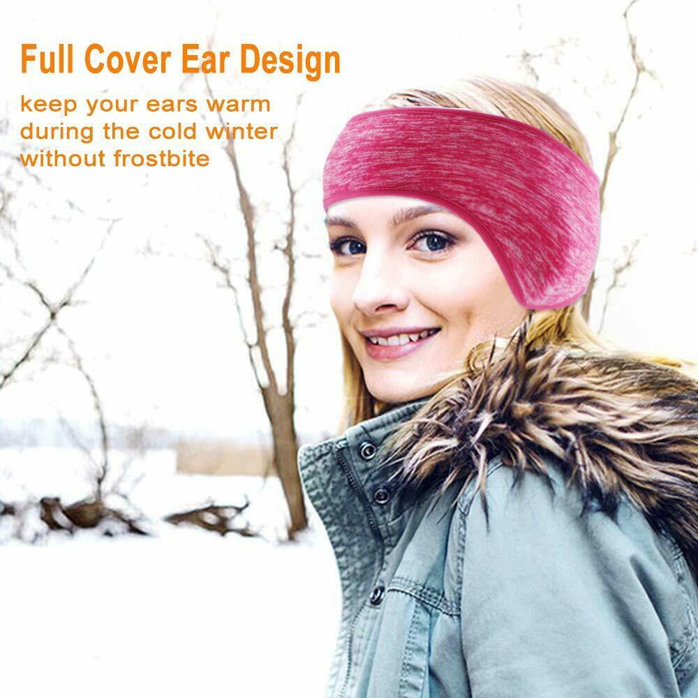 Winter Fleece Ear Warmers Headband Men Women Cycling Biking Warm Ski Ear Band