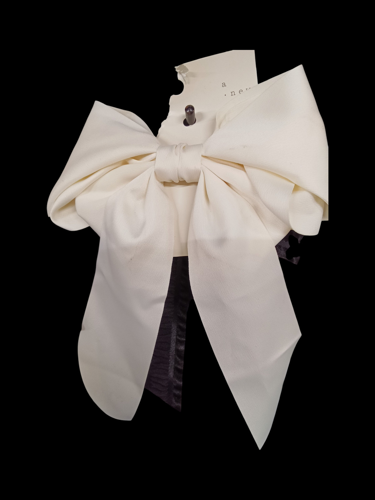 A New Day White Hair Bow Clip – 25% Off with 5+ Items