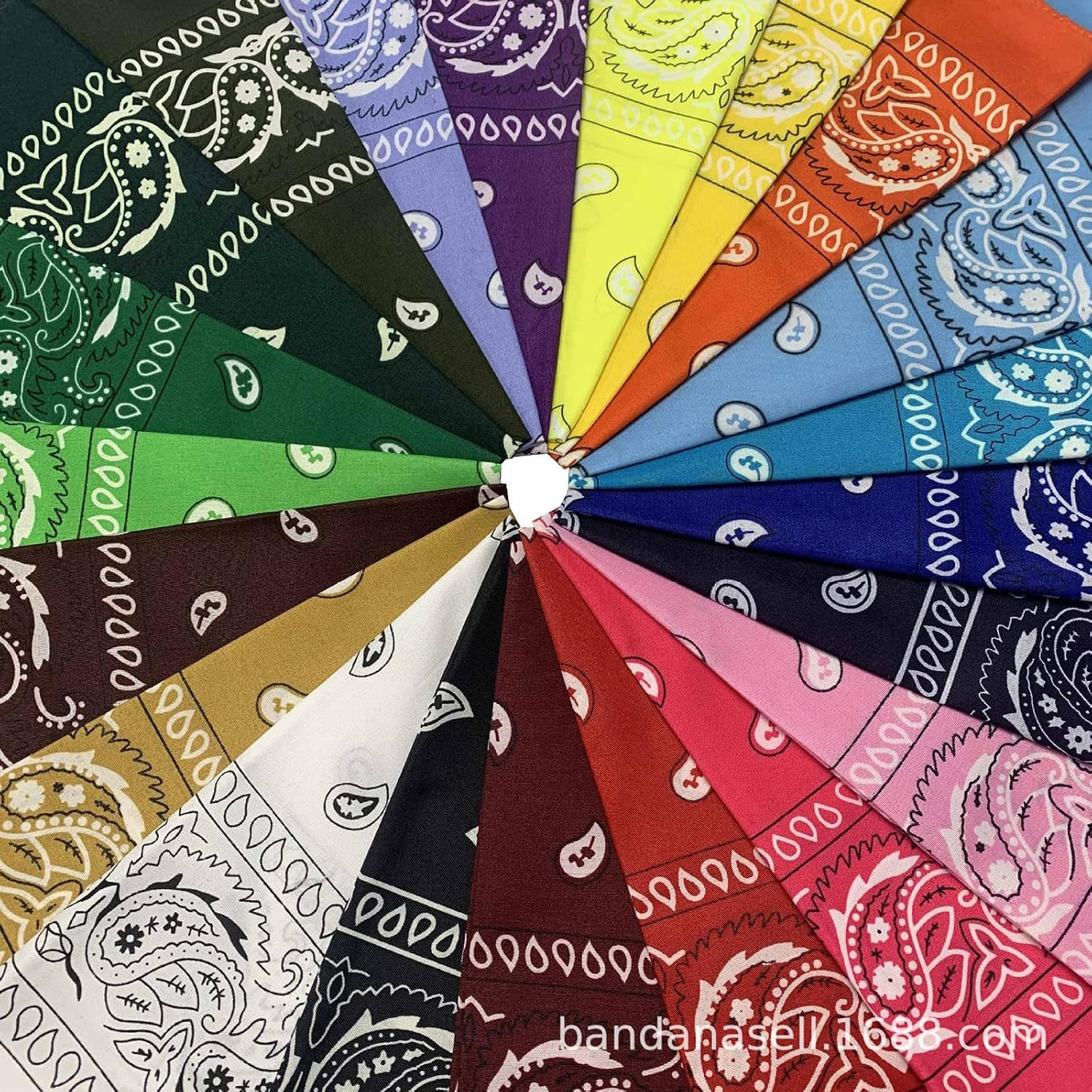 Unisex Paisley Bandanas Bulk Multi Purpose Headband Cowboy Wrap Scarf Unisex